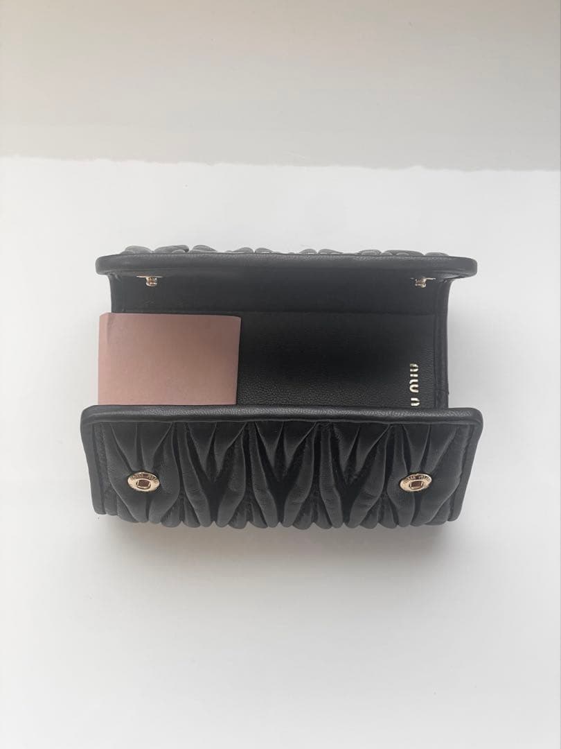 【新品未使用】MIUMIU キーケース マテラッセ 5PG222 N88