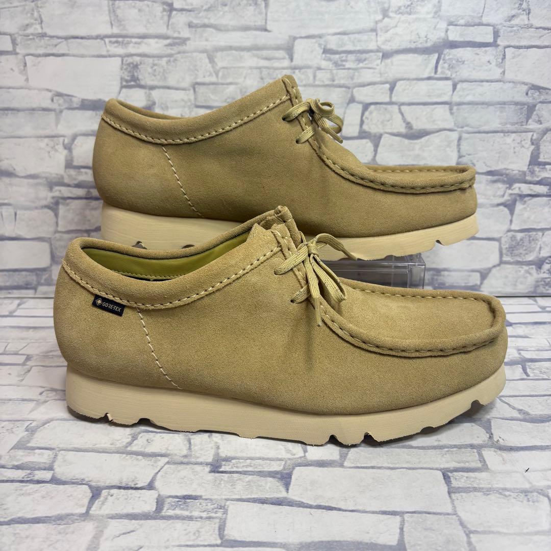 未使用級 Clarks クラークス ワラビーブーツ ゴアテックス ビブラムソール