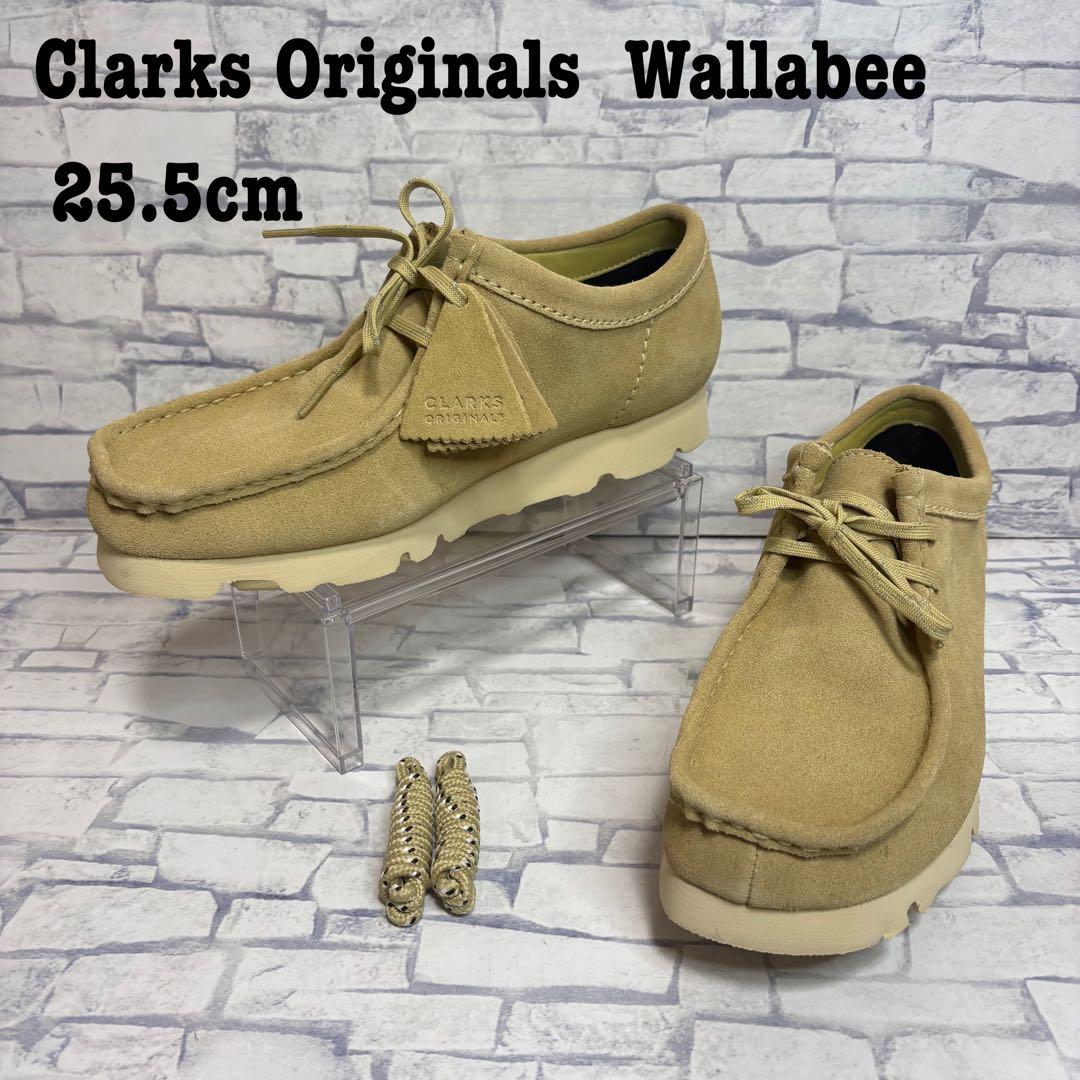 未使用級 Clarks クラークス ワラビーブーツ ゴアテックス ビブラムソール