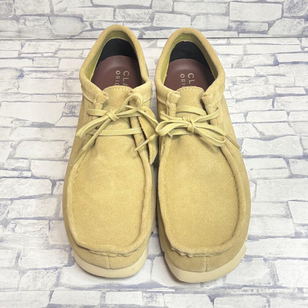 未使用級 Clarks クラークス ワラビーブーツ ゴアテックス ビブラムソール