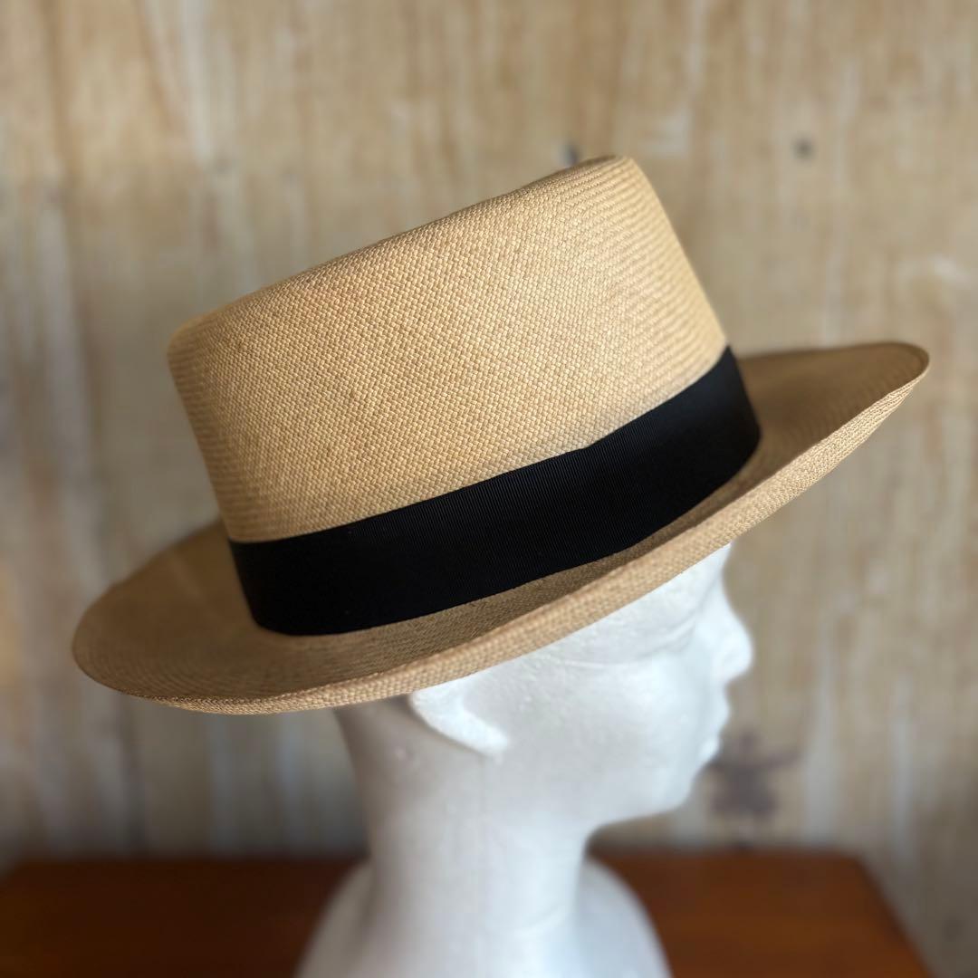 Genuine Panama HAT ヴィンテージ　パナマハット 7 57