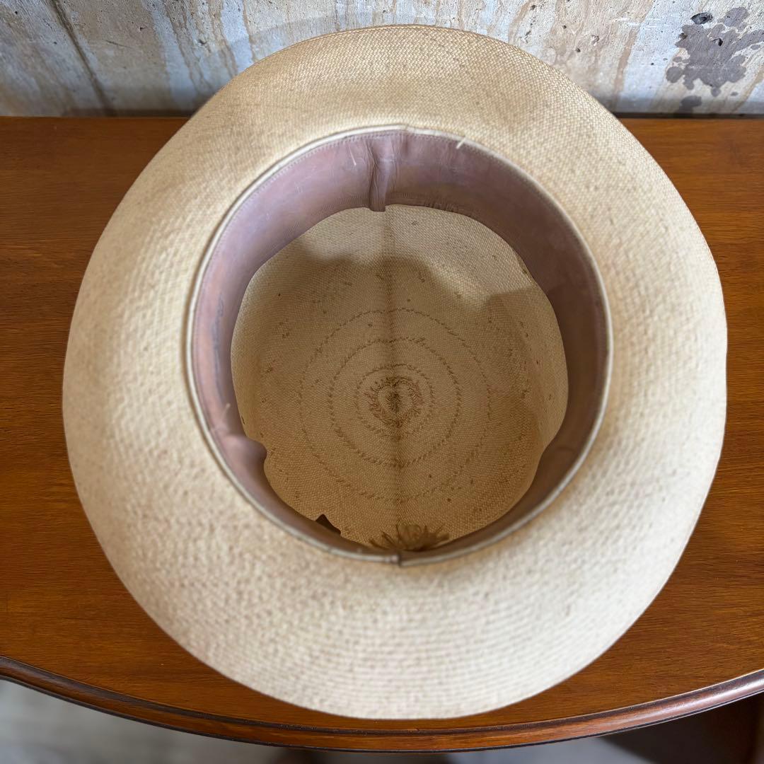 Genuine Panama HAT ヴィンテージ　パナマハット 7 57