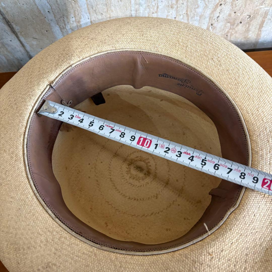 Genuine Panama HAT ヴィンテージ　パナマハット 7 57