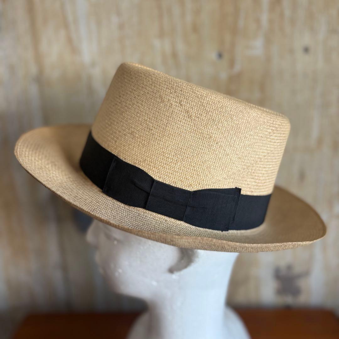 Genuine Panama HAT ヴィンテージ　パナマハット 7 57