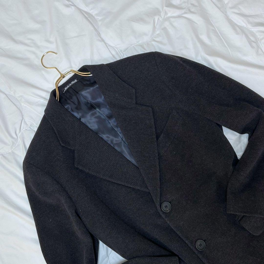 GIORGIO ARMANI アルマーニ ウール シングル チェスターコート