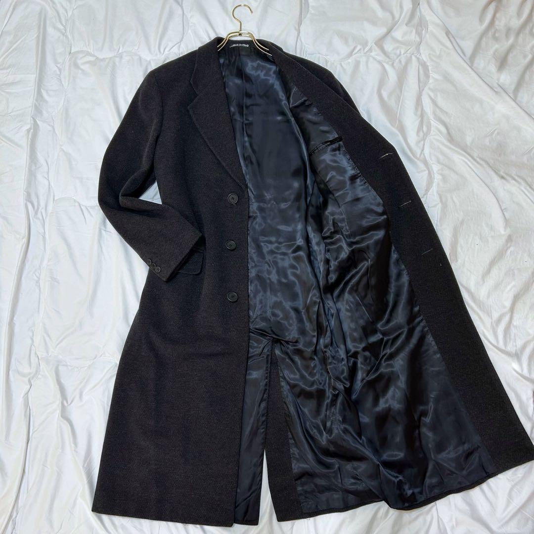 GIORGIO ARMANI アルマーニ ウール シングル チェスターコート