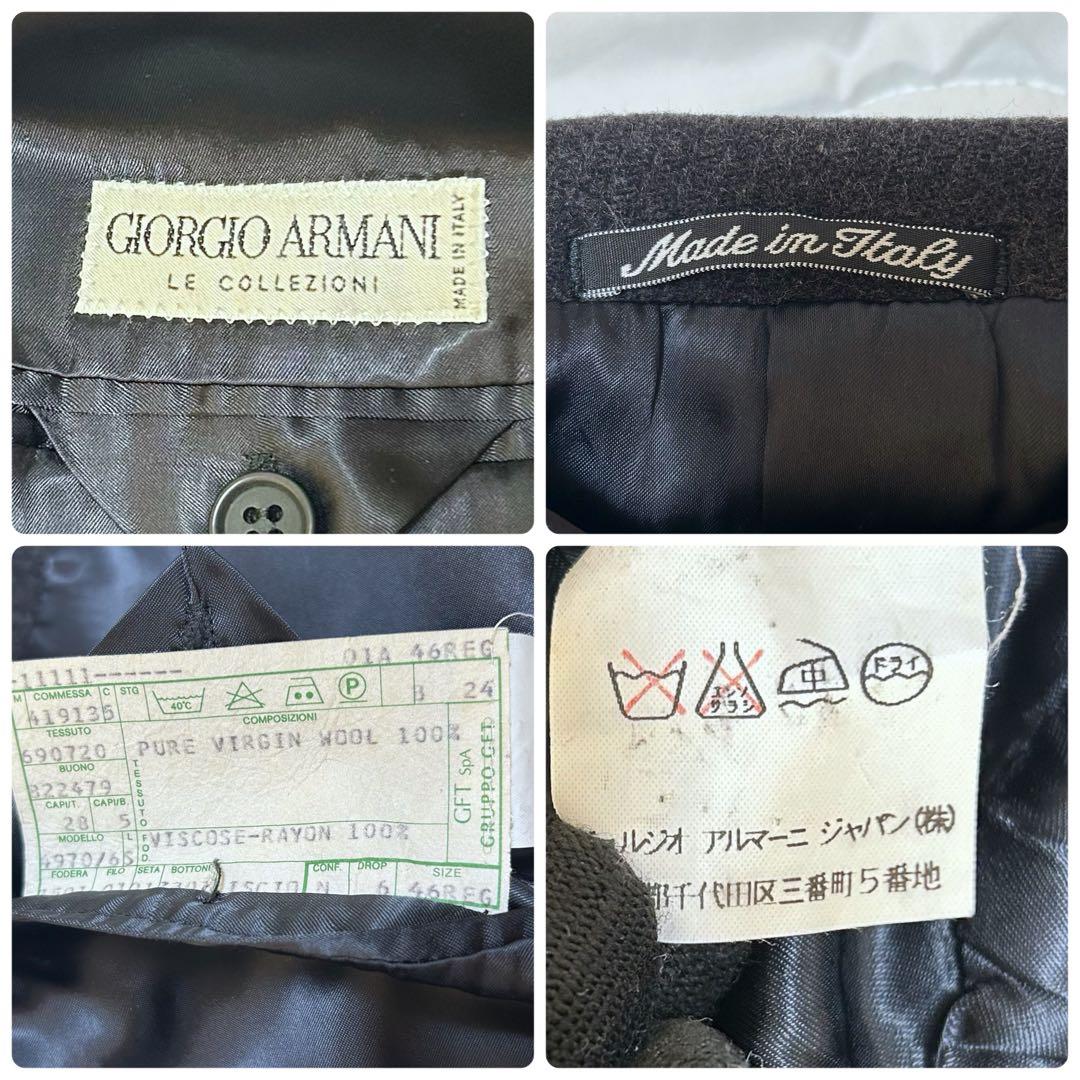 GIORGIO ARMANI アルマーニ ウール シングル チェスターコート