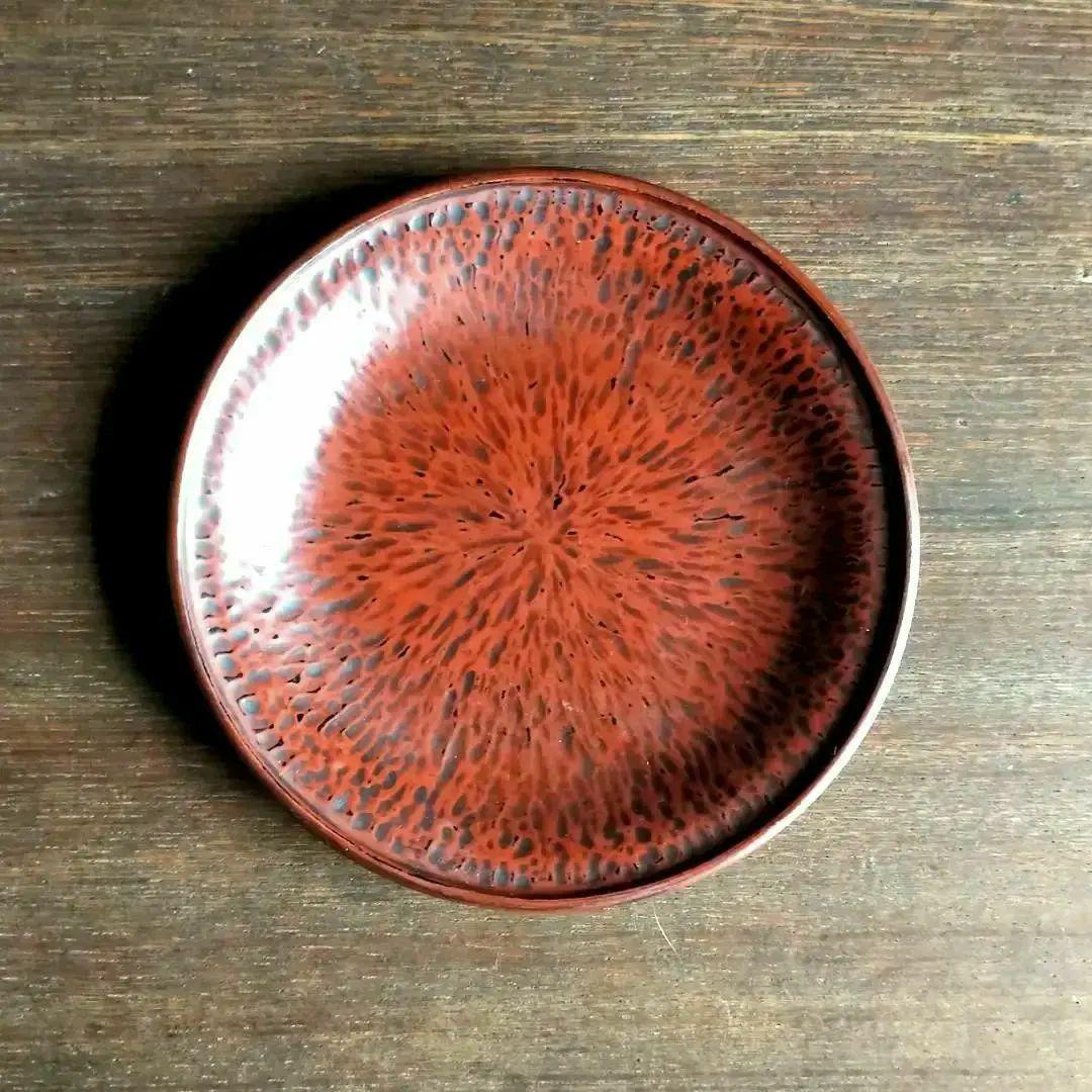 白*オ様 【最終価格】鎌倉彫　博古堂　刀痕の美　銘々皿・菓子皿・茶托　②