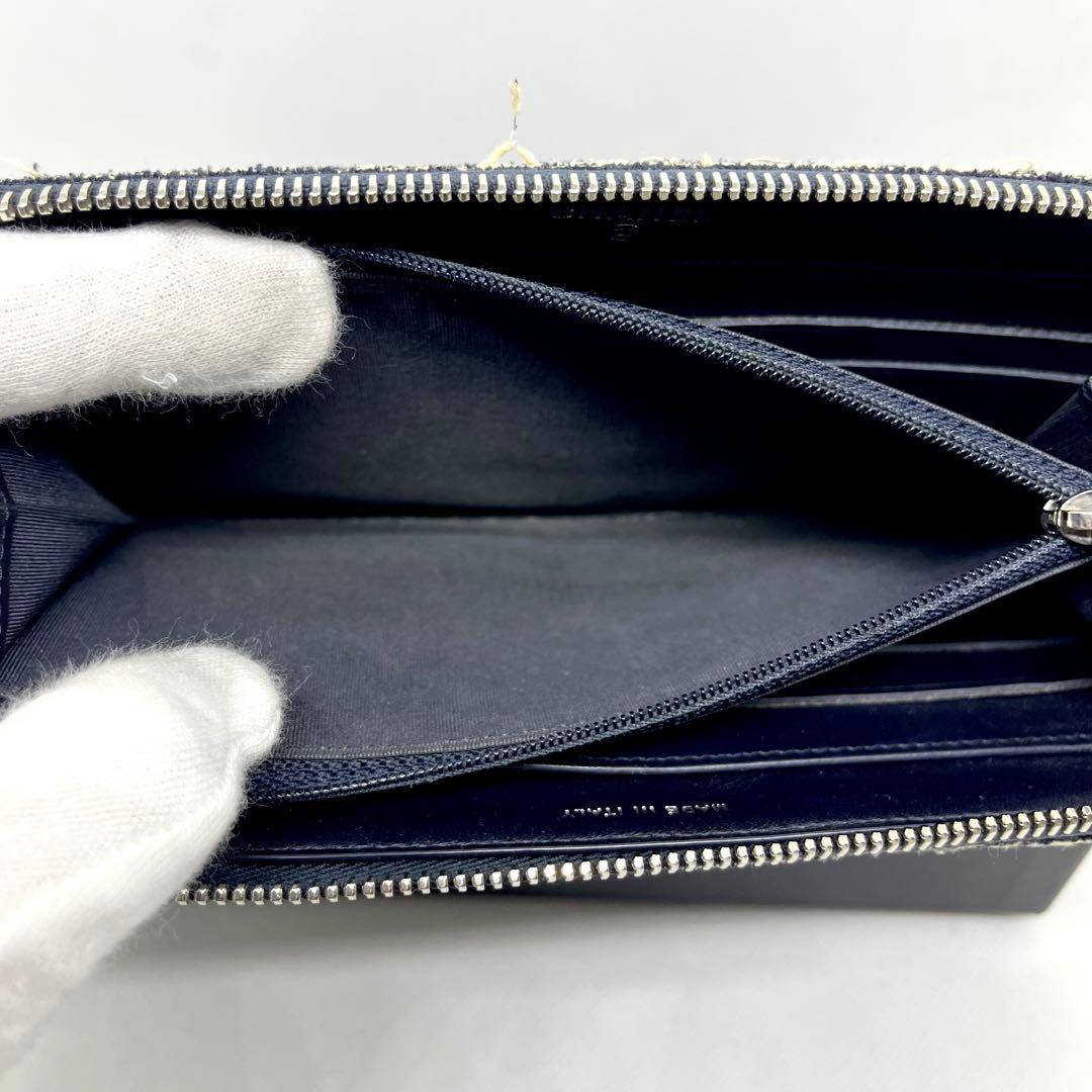 入手困難✨シャネル ドーヴィルライン デニム 長財布 ラウンドファスナー