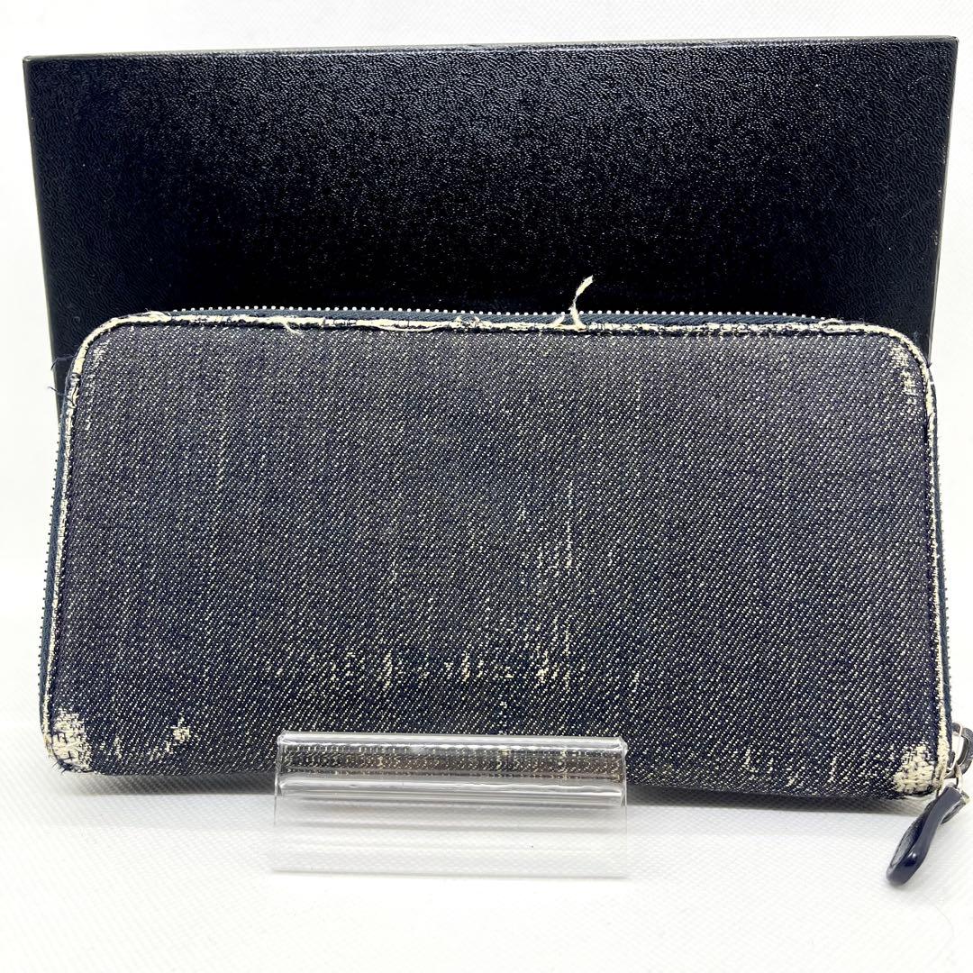 入手困難✨シャネル ドーヴィルライン デニム 長財布 ラウンドファスナー