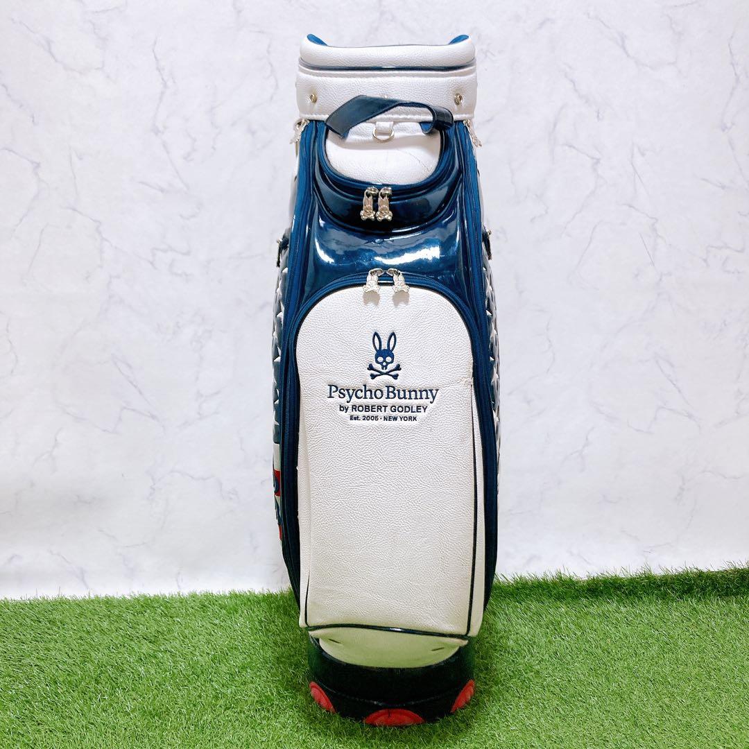 M サイコバニー　ゴルフクラブケース　キャディーバッグ　トリコロール　9型