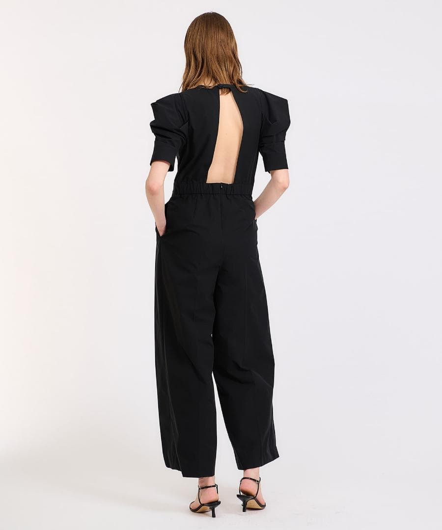 740t*新品 エストネーション バックオープンオールインワン