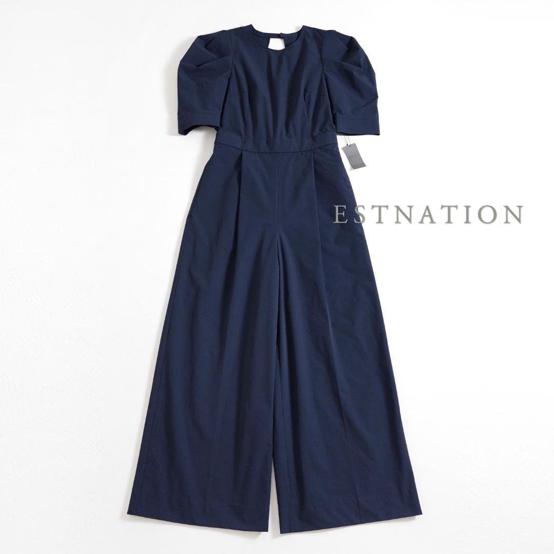 740t*新品 エストネーション バックオープンオールインワン