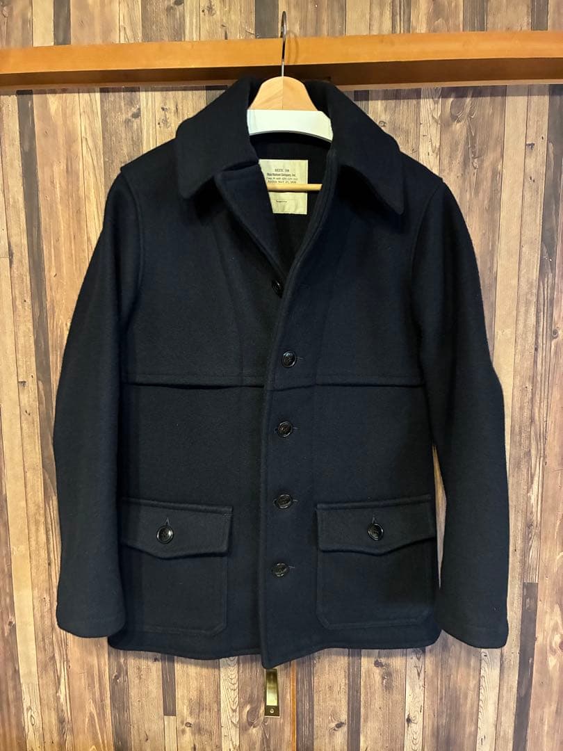 Buzz Rickson マッキーノコートサイズ38 ネイビー