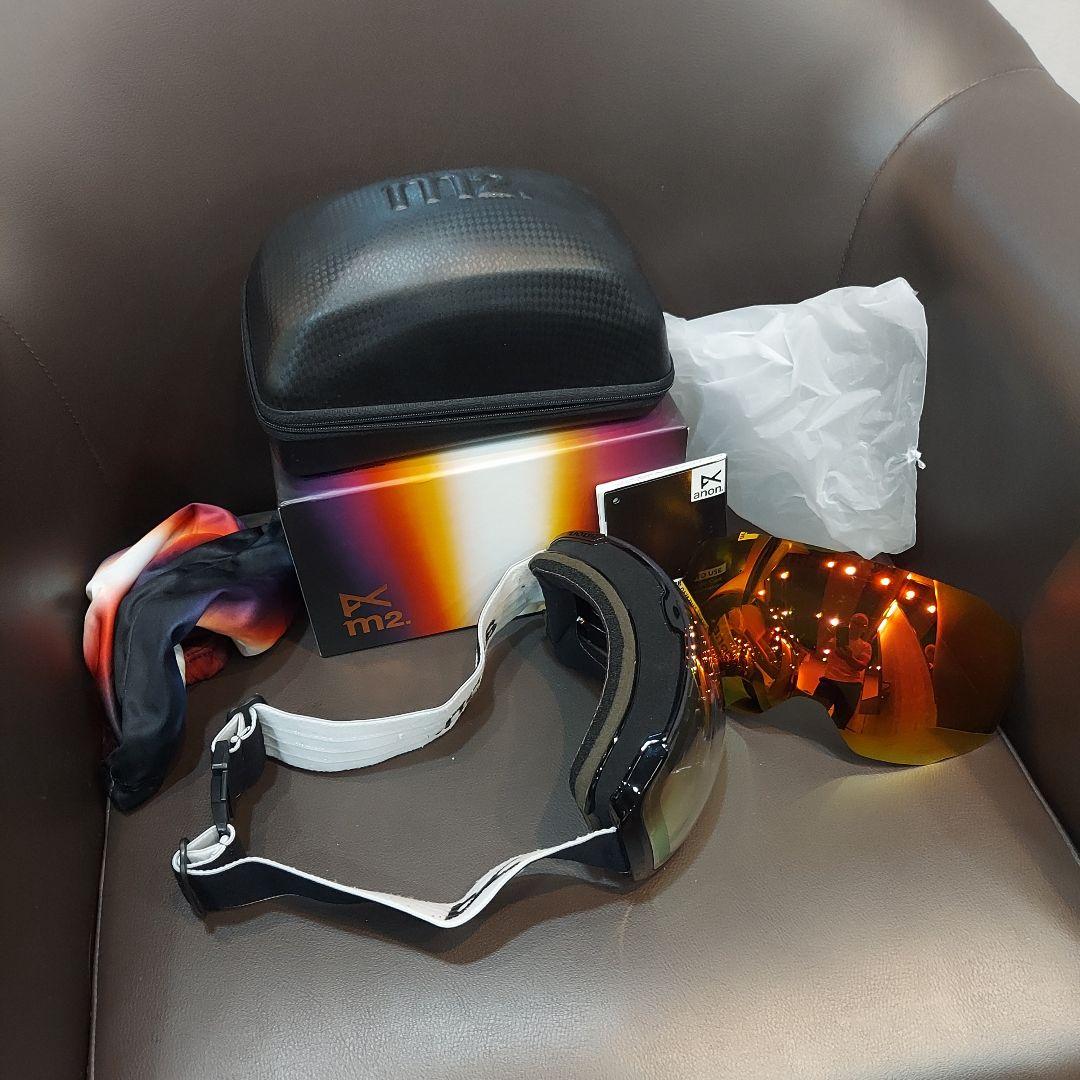 美品 アノンANON(バートンBURTON) M2スノーボード スキーゴーグル