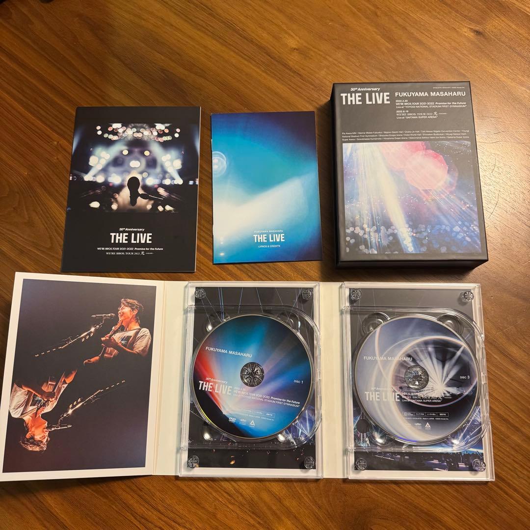 福山雅治　30th Anniversary 「THE LIVE」 初回DVD