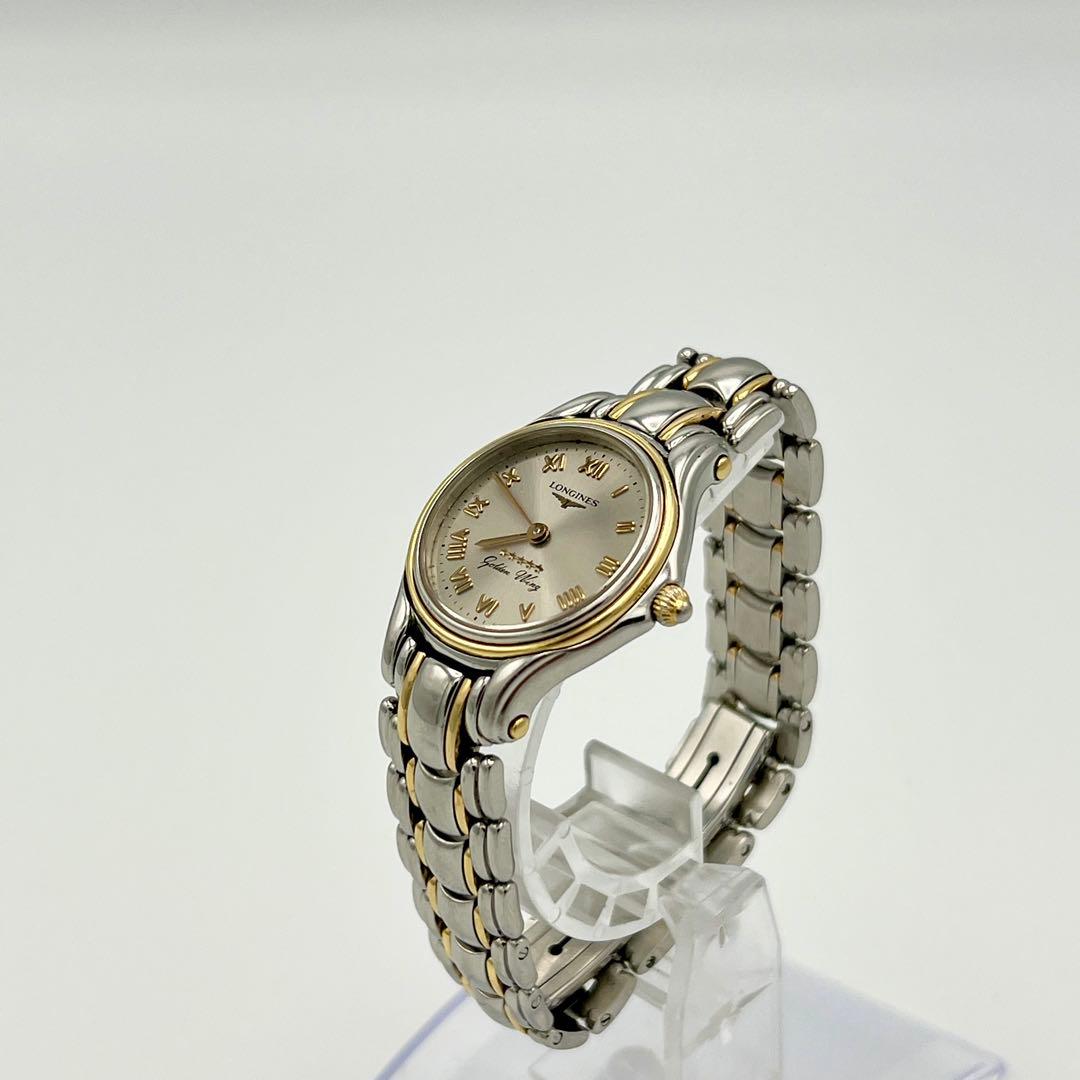 稼動品　LONGINES Golden Wing 腕時計　コンビ　レディース
