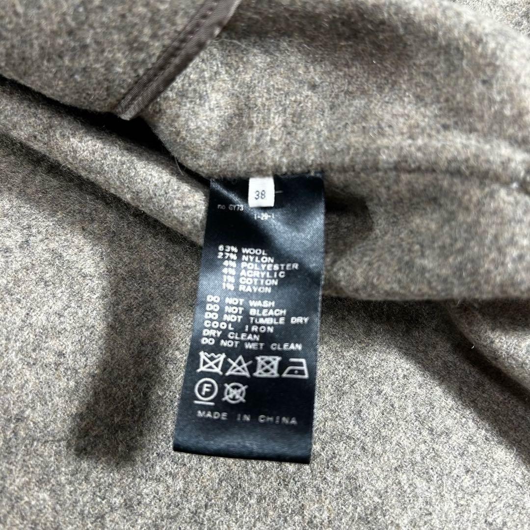 イエナ 美品✨MANTECOダブルフェイスリバーコート ベージュ38