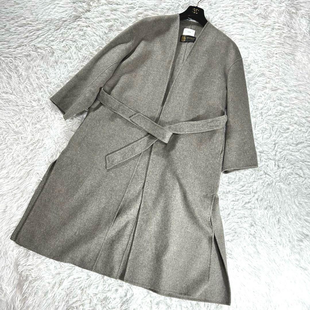 イエナ 美品✨MANTECOダブルフェイスリバーコート ベージュ38