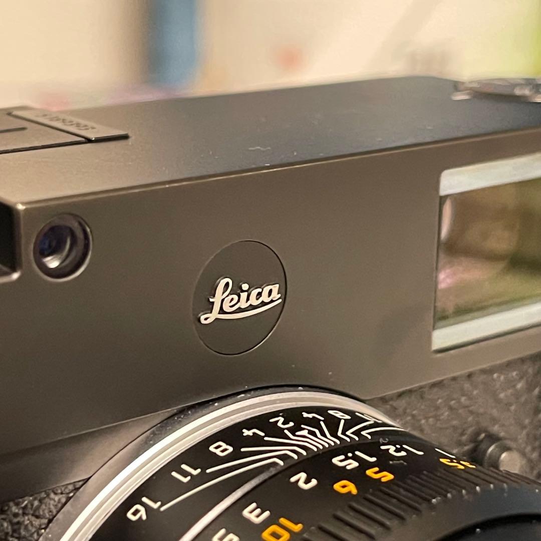 Leica ライカ ロゴマーク 黒ブラックM6-M7-M8-M9-M10-Q2用