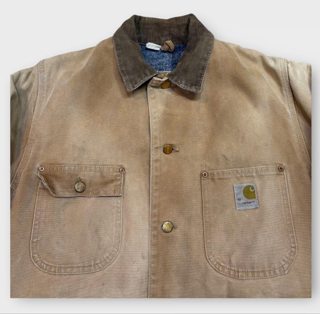 70s Carhartt チョアコート USA製 フェード 40