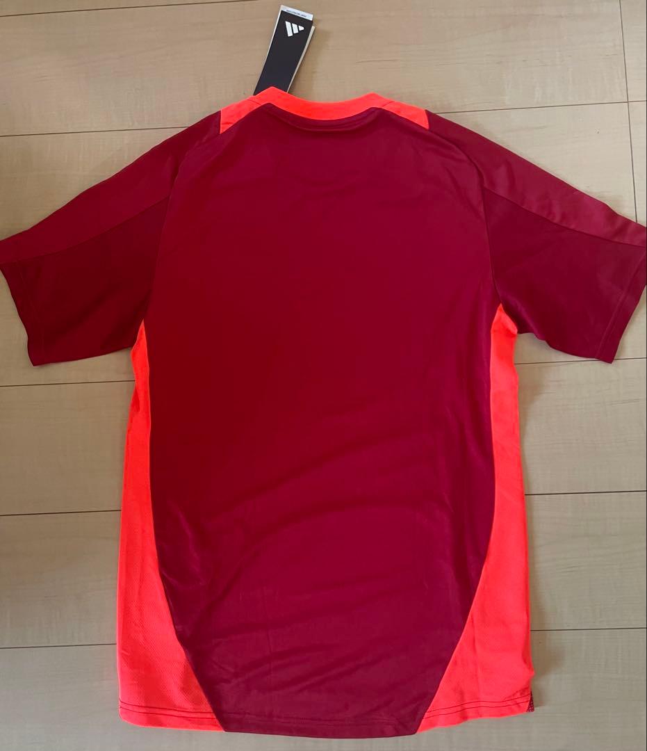 セリエAアディダスASローマサッカー練習トレーニングユニフォーム24赤Tiro