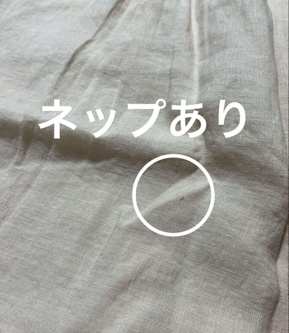 Apolina 花刺繍 半袖ワンピース　リネン　9-11Y