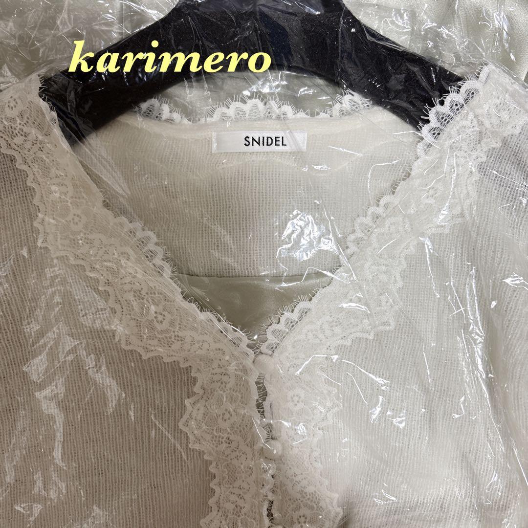 新品タグ付き♥️SNIDEL キャミワンピースモヘアカーディガンセット