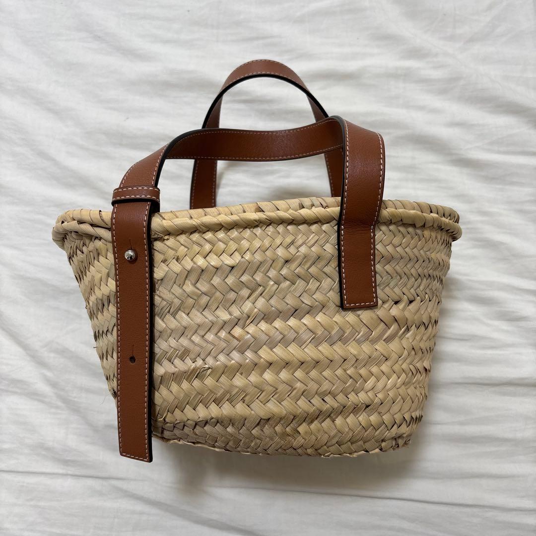 LOEWE ロエベ　ストロー かごバッグ
