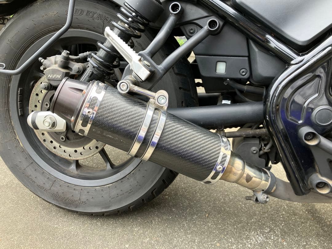 レブル250用マフラー　wiruswin 低音重視