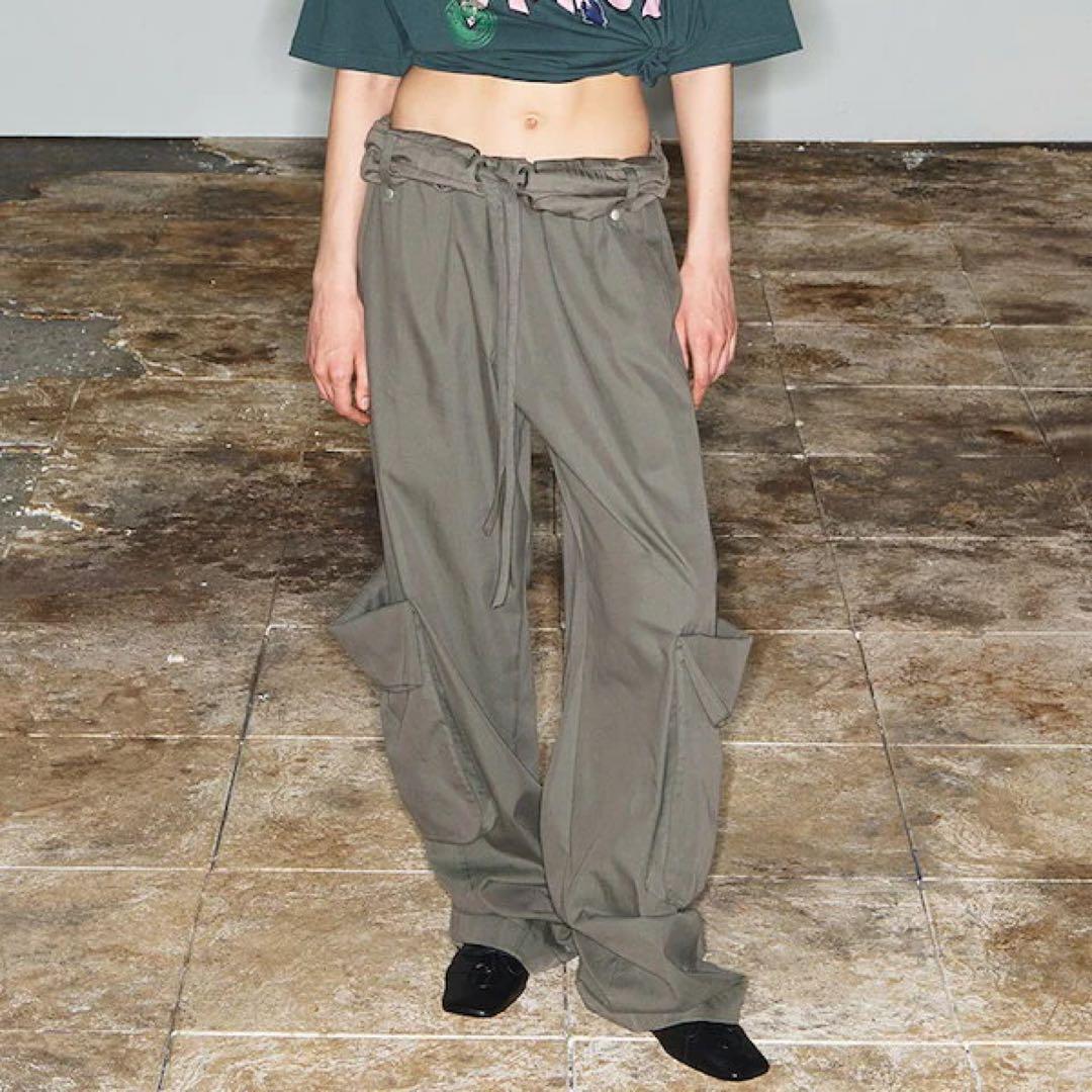 〚OPENYY〛ロールウエストカーゴパンツ サイズ1