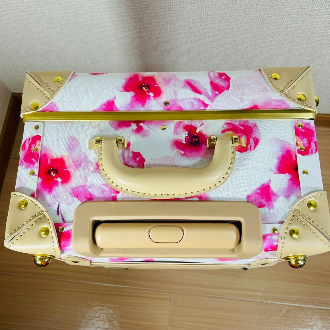 シフレ キャリーケース 旅行カバン ユーラシアトランク ピンク　花柄
