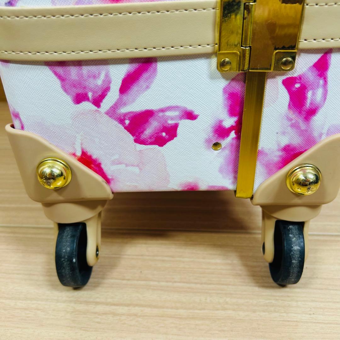 シフレ キャリーケース 旅行カバン ユーラシアトランク ピンク　花柄