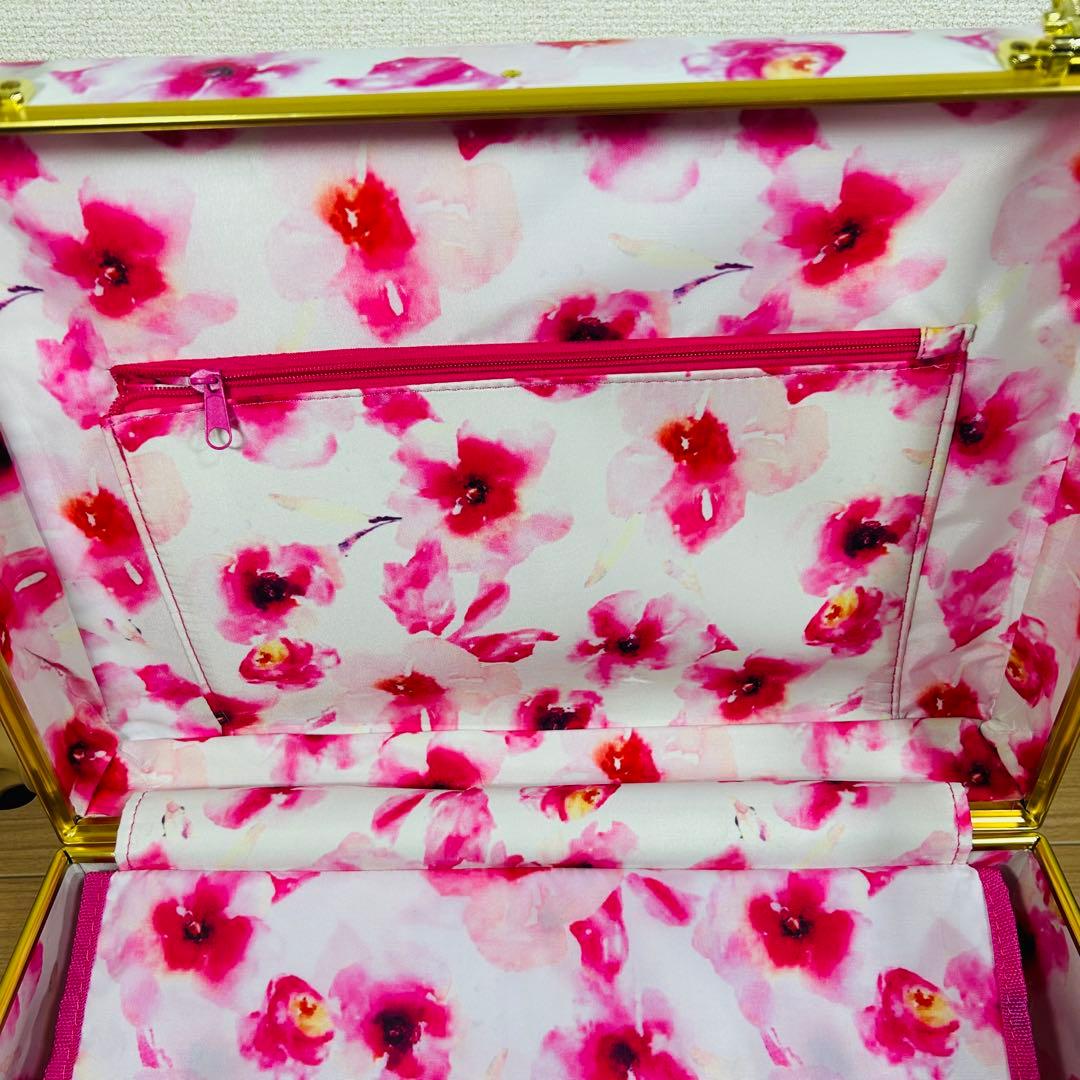 シフレ キャリーケース 旅行カバン ユーラシアトランク ピンク　花柄