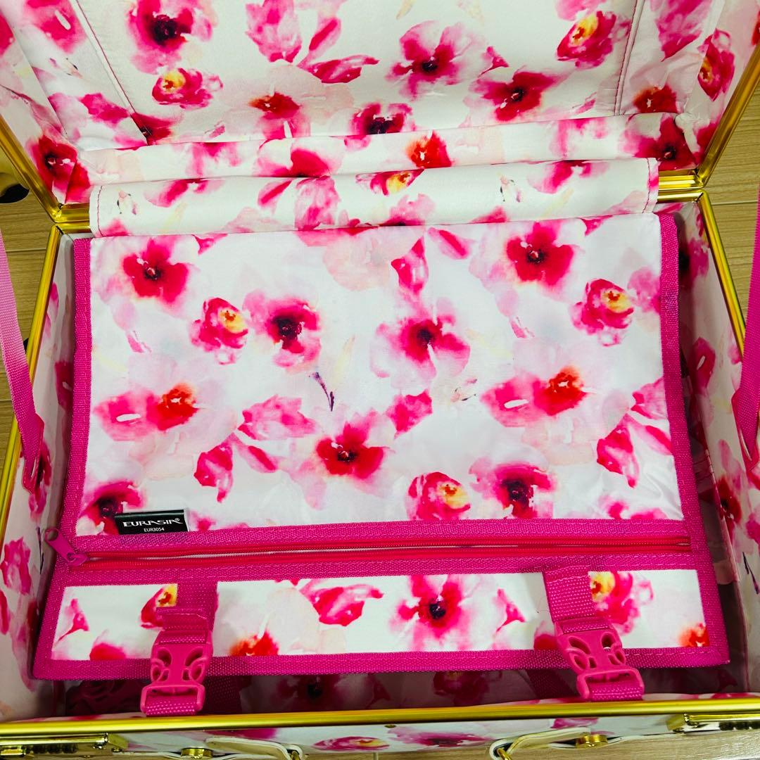 シフレ キャリーケース 旅行カバン ユーラシアトランク ピンク　花柄