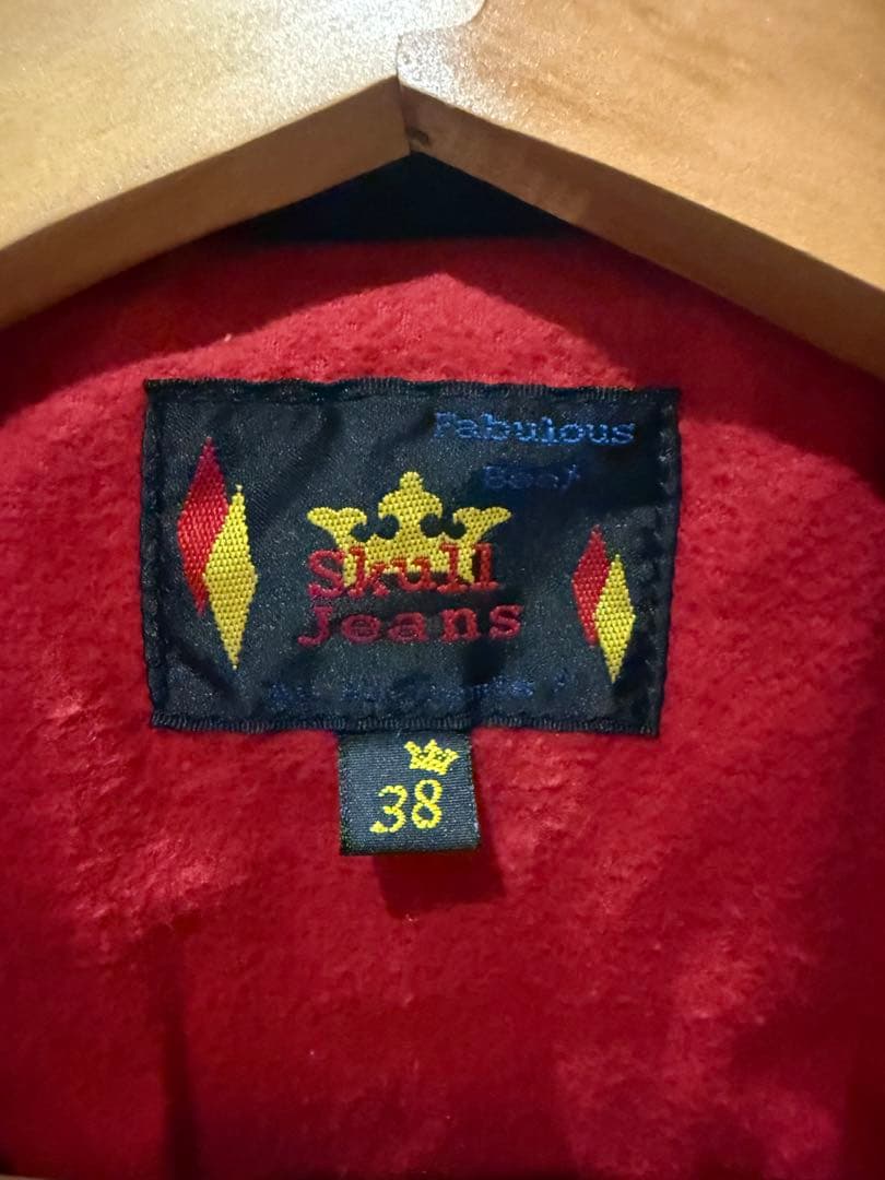 SKULL JEANS レアドクロボタン ウールPコート