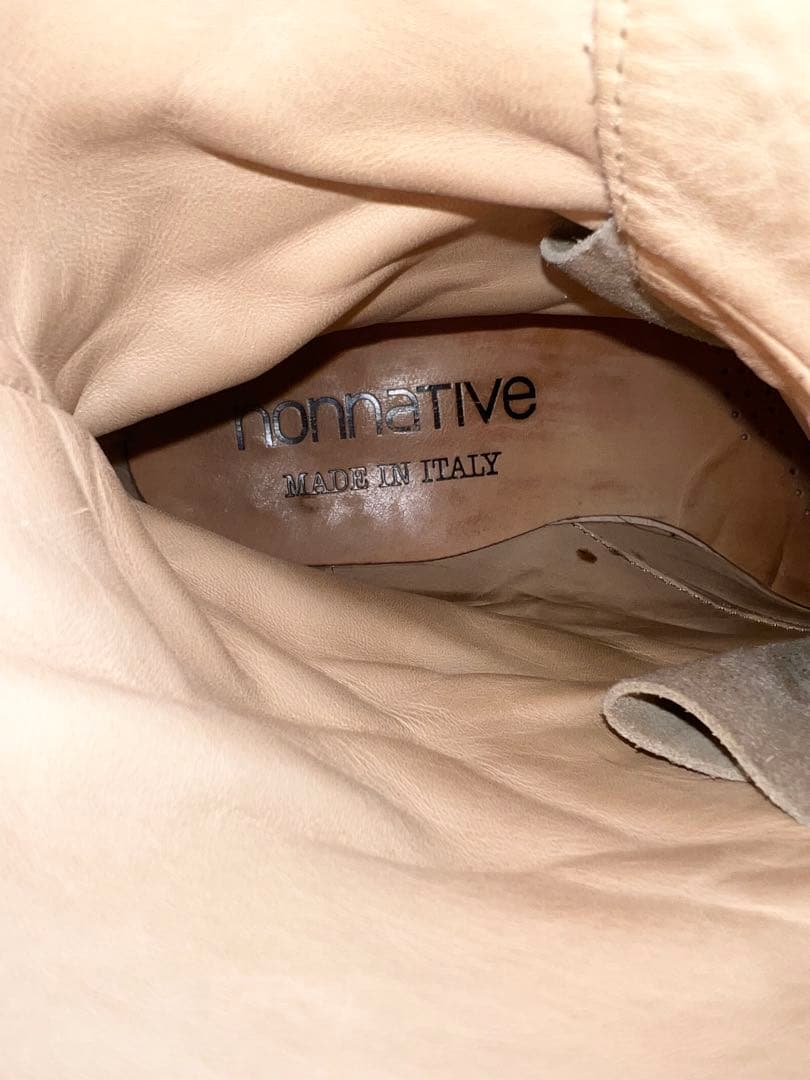 ス*ル様 ノンネイティブ　nonnative ロングブーツ　バイカーブーツ ベー