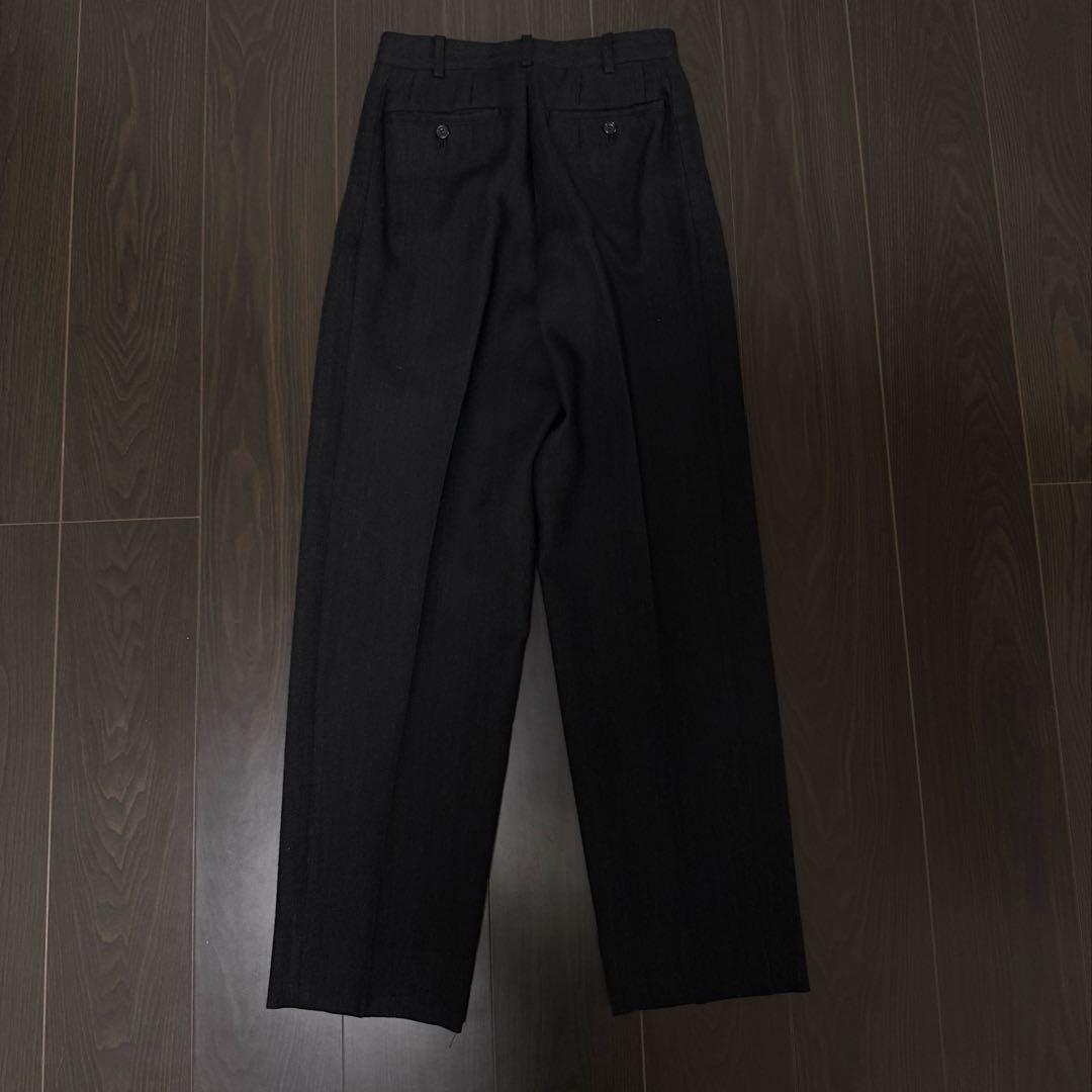80s コムデギャルソンオム　ウール　ヘリンボーン　トラウザー　スラックス