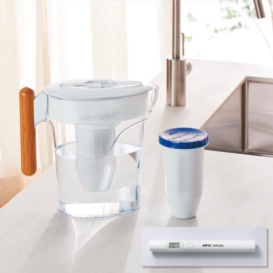 ＺＥＲＯピッチャー＊６層浄水フィルター搭載 素材の味を引き立てる純水を