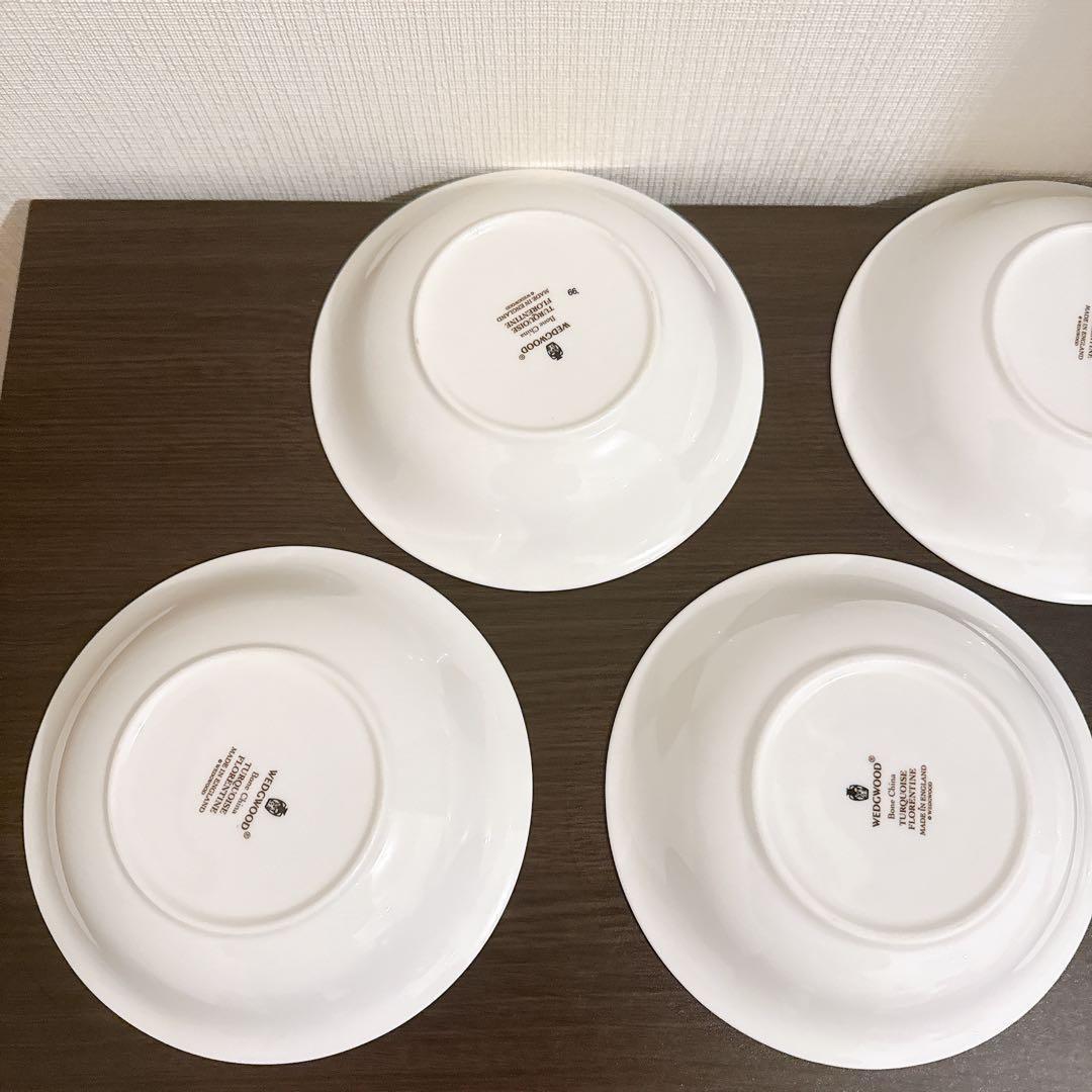 ウェッジウッド フロレンティーン ターコイズ ボウル　5個セット　黒壺