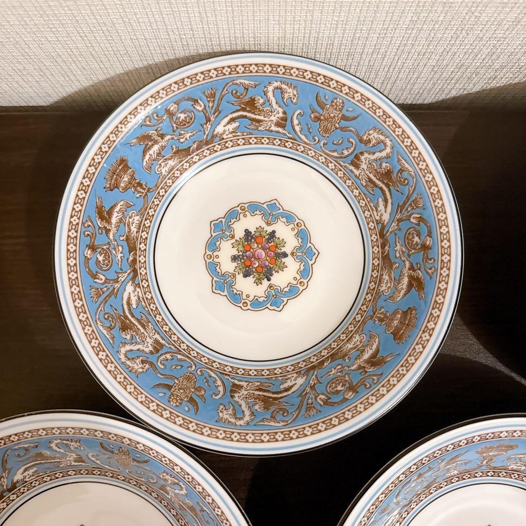 ウェッジウッド フロレンティーン ターコイズ ボウル　5個セット　黒壺