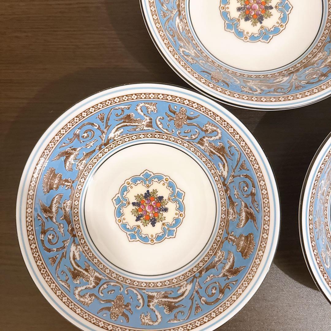 ウェッジウッド フロレンティーン ターコイズ ボウル　5個セット　黒壺