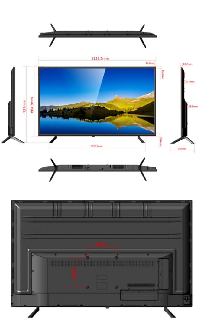 新品未使用 HF-TV50S 50型 4K IPS搭載テレビ　アバック　AVAC