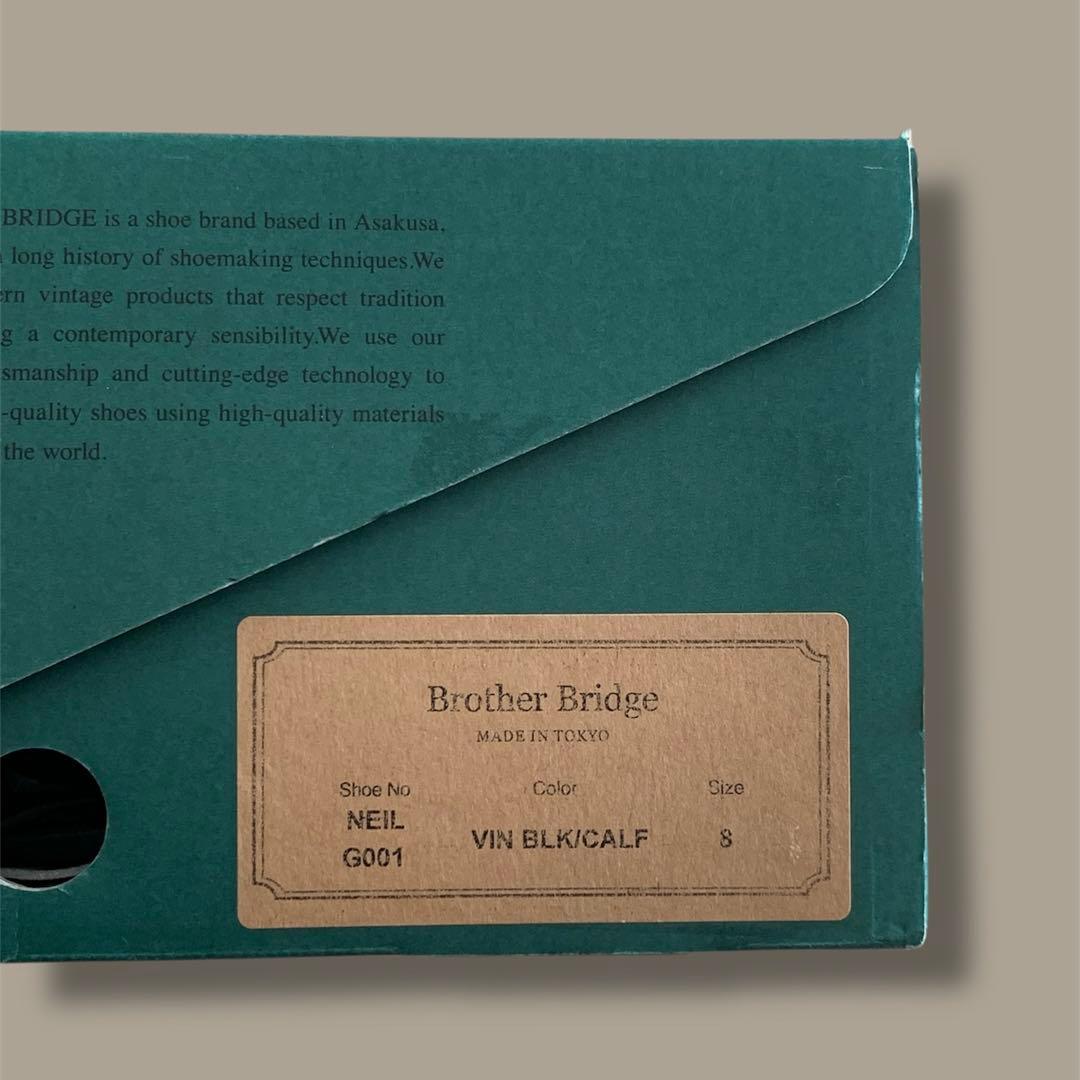 brother bridge NEIL プレーントゥ　美品　size 8
