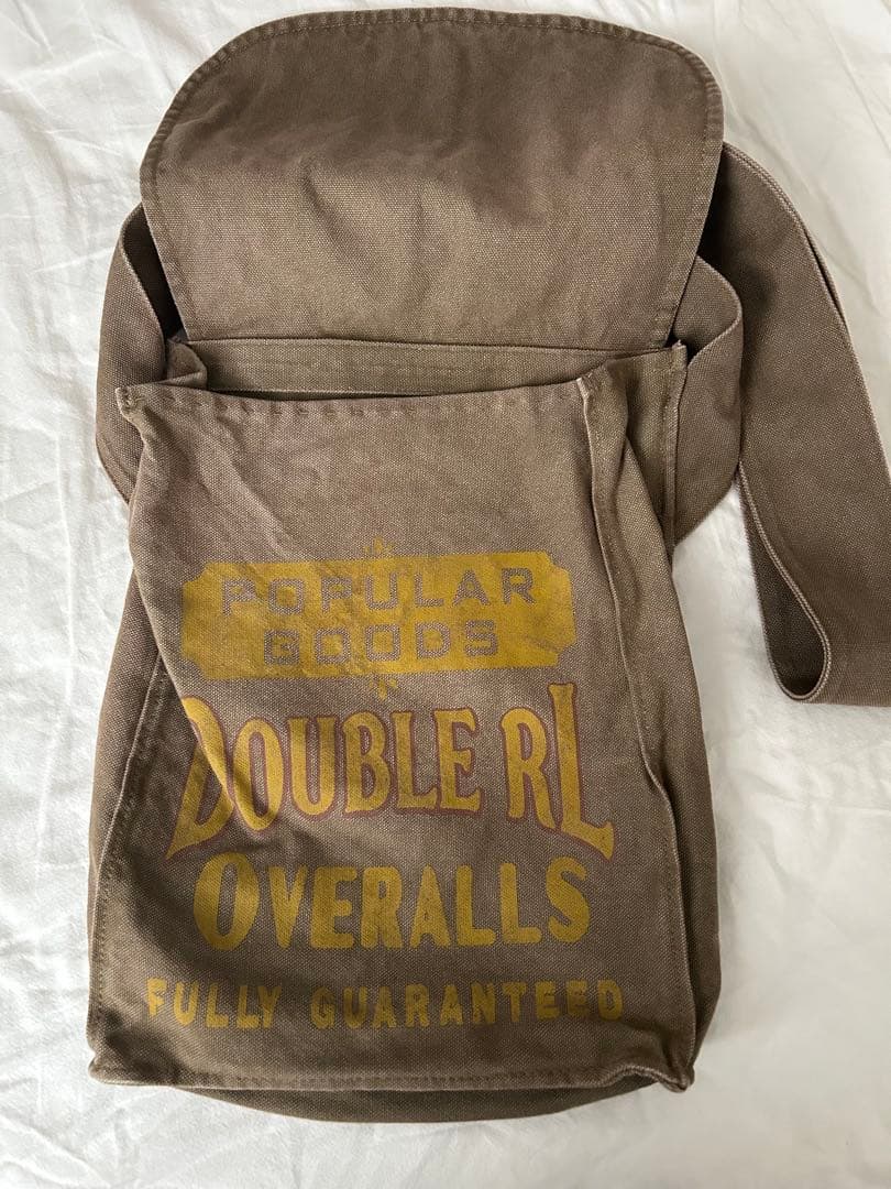 雰囲気抜群　RRL キャンバス　ダック　ショルダーバッグ　 斜め掛け