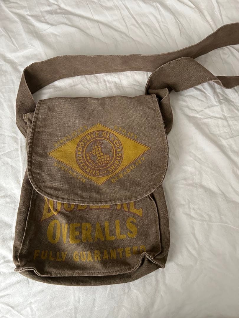 雰囲気抜群　RRL キャンバス　ダック　ショルダーバッグ　 斜め掛け