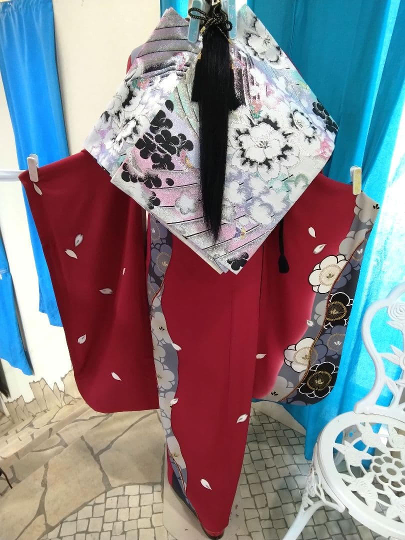 振袖フルセット、西陣高級袋帯、成人式、重ね衿、帯揚げ帯締め、長襦袢