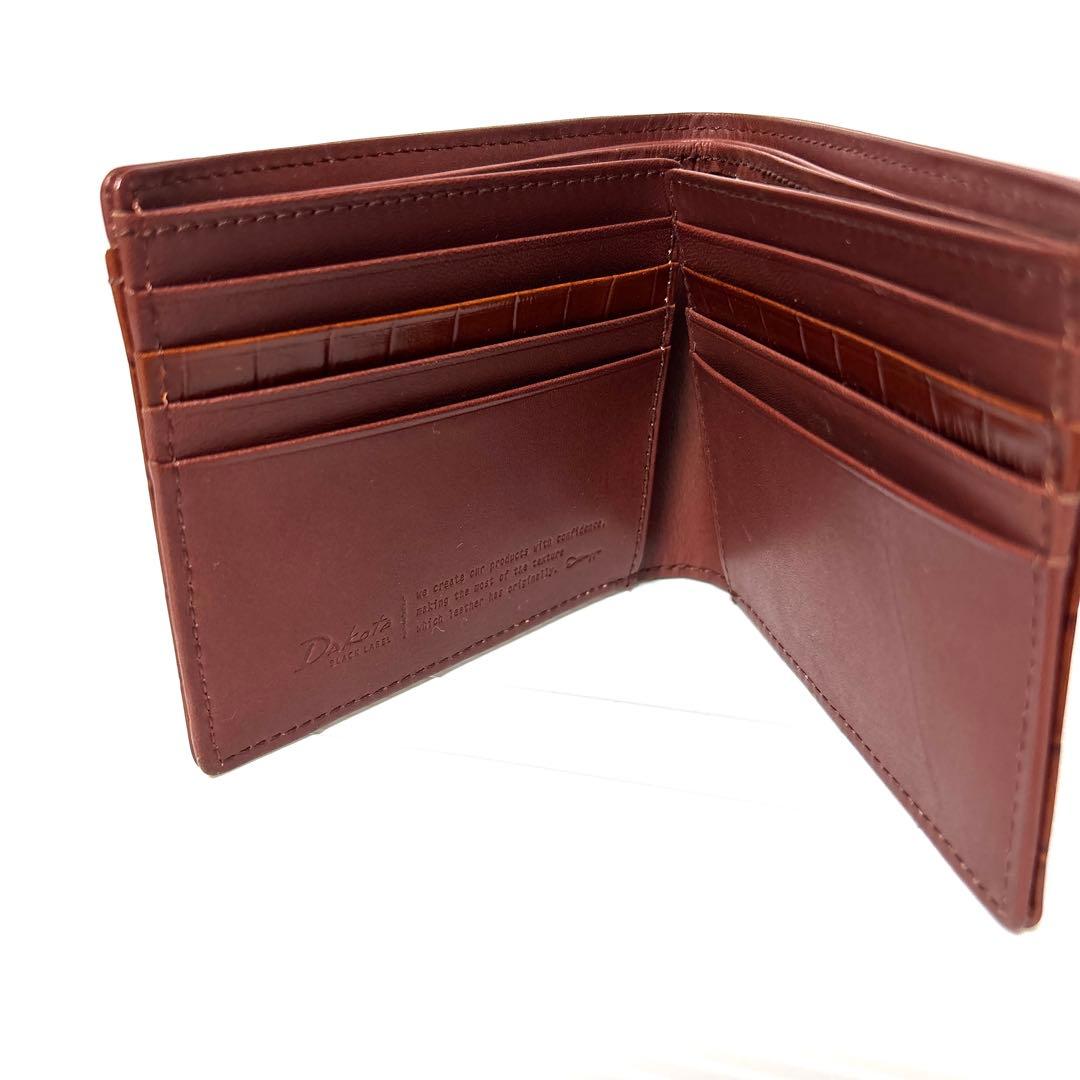【新品】Dakota 折り財布 ブラックレーベル 定価￥16500 ダコタメンズ