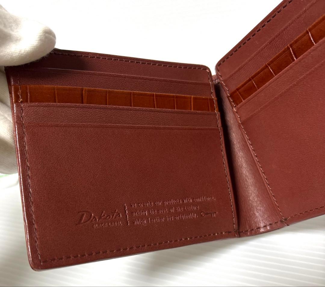 【新品】Dakota 折り財布 ブラックレーベル 定価￥16500 ダコタメンズ