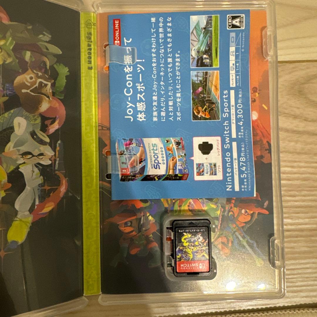Nintendo Switch Lite 青　スプラトゥーン3　ソフト